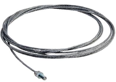 cable flexible de 7 metros para cepillo limpia calderas de acero plano Limpiatubo