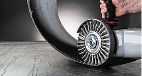 Cepillo circular de acero para herramienta 