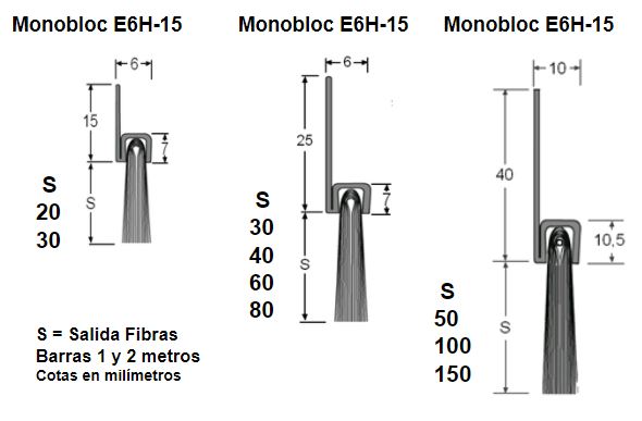 medidas cepillos strip monobloc estandar